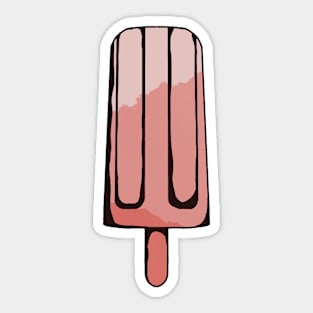 Pink Ombre Popsicle Digital clipart Sticker